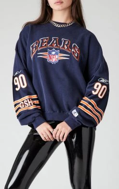 FURST OF A KIND VINTAGE SPLICED JERSEY SLEEVE AND BACK SWEATSHIRT