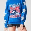 FURST OF A KIND VINTAGE NFL VINTAGE SILVER STAR PATCH SWEATSHIRT