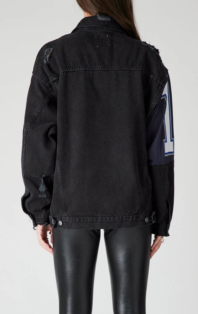 FURST OF A KIND VINTAGE DENIM JACKETS VINTAGE SPLICED PATCHWORK DENIM JACKET 5 FURST OF A KIND VINTAGE DENIM JACKETS VINTAGE SPLICED PATCHWORK DENIM JACKET