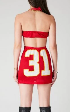 FURST OF A KIND VINTAGE DRESSES VINTAGE CUT OUT JERSEY HALTER DRESS