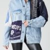FURST OF A KIND VINTAGE SPLICED PATCHWORK DENIM JACKET