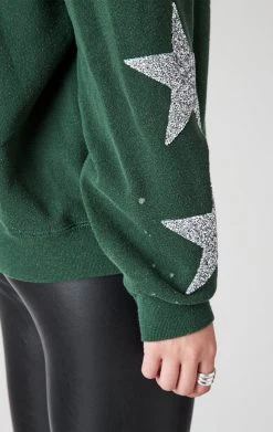 FURST OF A KIND VINTAGE SILVER STAR PATCH SWEATSHIRT VINTAGE NFL