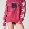 FURST OF A KIND VINTAGE OVERDYE STAR PATCH SWEATSHIRT
