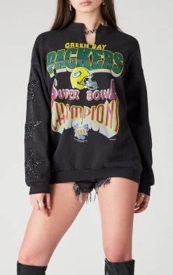 FURST OF A KIND VINTAGE BLACK STAR PATCH SWEATSHIRT