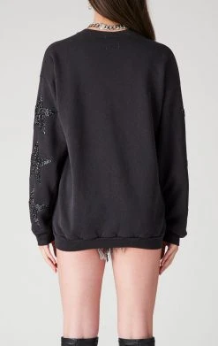 FURST OF A KIND VINTAGE BLACK STAR PATCH SWEATSHIRT