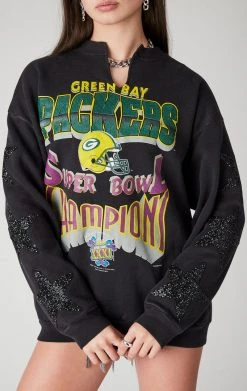 FURST OF A KIND VINTAGE BLACK STAR PATCH SWEATSHIRT