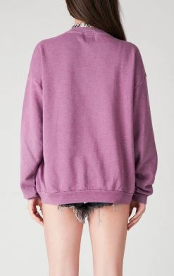 FURST OF A KIND VINTAGE PURPLE OVERDYE SWEATSHIRT