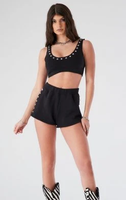 FURST OF A KIND VINTAGE STUDDED TANK AND SHORT SET