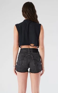 FURST OF A KIND FESTIVAL VINTAGE DANGLING CHAIN SLEEVELESS TEE 8 FURST OF A KIND FESTIVAL VINTAGE DANGLING CHAIN SLEEVELESS TEE