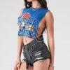 FURST OF A KIND VINTAGE COLLEGE VINTAGE CHAIN SIDE SLEEVELESS CROPPED TEE 2 FURST OF A KIND VINTAGE COLLEGE VINTAGE CHAIN SIDE SLEEVELESS CROPPED TEE