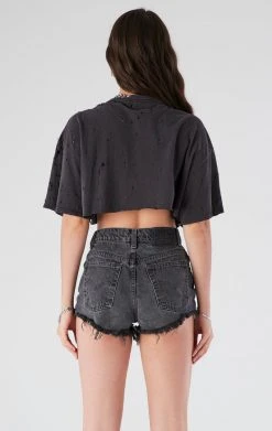 FURST OF A KIND VINTAGE PIN AND CHAIN CROPPED TEE VINTAGE CHAINS 8 FURST OF A KIND VINTAGE PIN AND CHAIN CROPPED TEE VINTAGE CHAINS