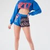 FURST OF A KIND VINTAGE COLLEGE VINTAGE SWEATSHIRT AND SHORT SET
