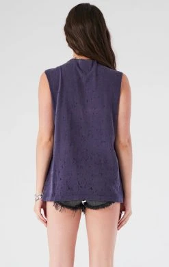 FURST OF A KIND VINTAGE DEEP V CHAIN SLEEVELESS TEE VINTAGE CHAINS