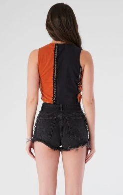 FURST OF A KIND VINTAGE SPLICED CHAIN SLEEVELESS TEE