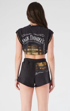 FURST OF A KIND VINTAGE SPLICED CHAIN TRIM TEE AND SHORT SET 9 FURST OF A KIND VINTAGE SPLICED CHAIN TRIM TEE AND SHORT SET