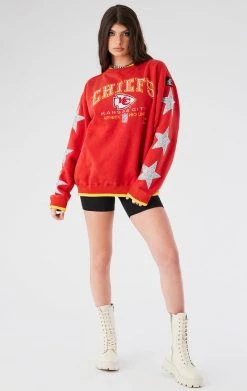 FURST OF A KIND VINTAGE SILVER STAR PATCH SWEATSHIRT