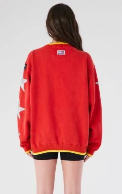 FURST OF A KIND VINTAGE SILVER STAR PATCH SWEATSHIRT