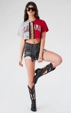 FURST OF A KIND VINTAGE SPLICED CHAIN LADDER TEE VINTAGE CHAINS