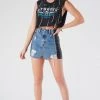FURST OF A KIND VINTAGE DANGLING CHAIN SLEEVELESS TEE
