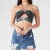 FURST OF A KIND VINTAGE CHAINS VINTAGE CUT OUT CHAIN HALTER TOP