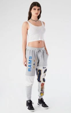 FURST OF A KIND VINTAGE SPLICED PATCHWORK SWEATPANTS VINTAGE NFL