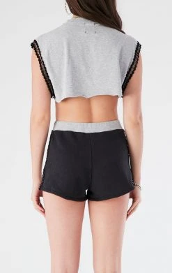 FURST OF A KIND VINTAGE SPLICED CHAIN TRIM TEE AND SHORT SET VINTAGE CHAINS