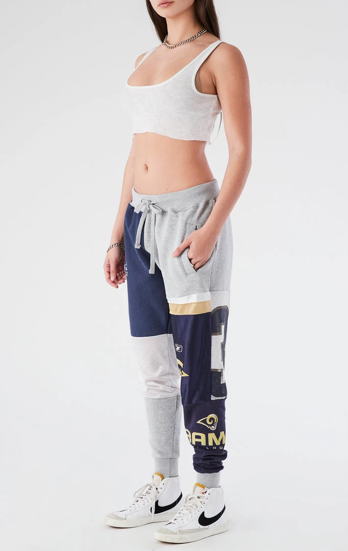 FURST OF A KIND VINTAGE SPLICED PATCHWORK SWEATPANTS VINTAGE NFL 5 FURST OF A KIND VINTAGE SPLICED PATCHWORK SWEATPANTS VINTAGE NFL