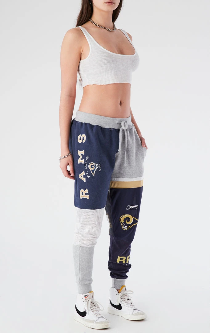 FURST OF A KIND VINTAGE SPLICED PATCHWORK SWEATPANTS VINTAGE NFL 4 FURST OF A KIND VINTAGE SPLICED PATCHWORK SWEATPANTS VINTAGE NFL