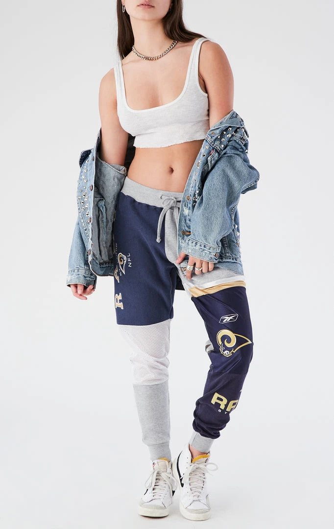 FURST OF A KIND VINTAGE SPLICED PATCHWORK SWEATPANTS VINTAGE NFL 3 FURST OF A KIND VINTAGE SPLICED PATCHWORK SWEATPANTS VINTAGE NFL