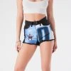 FURST OF A KIND VINTAGE JERSEY PATCH DENIM SHORTS