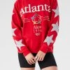 FURST OF A KIND VINTAGE STARS VINTAGE SILVER STAR PATCH SWEATSHIRT