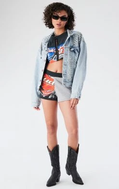 FURST OF A KIND VINTAGE SPLICED CHAIN TRIM TEE AND SHORT SET VINTAGE CHAINS 9 FURST OF A KIND VINTAGE SPLICED CHAIN TRIM TEE AND SHORT SET VINTAGE CHAINS