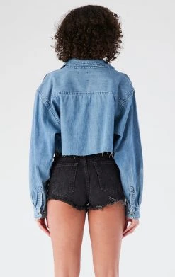 FURST OF A KIND VINTAGE TEE PANEL CHAMBRAY