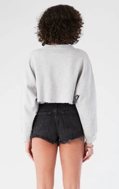 FURST OF A KIND VINTAGE ZIP CROPPED SWEATSHIRT
