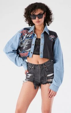 FURST OF A KIND VINTAGE TEE PANEL CHAMBRAY