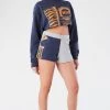 FURST OF A KIND VINTAGE COLLEGE VINTAGE SWEATSHIRT AND SHORT SET