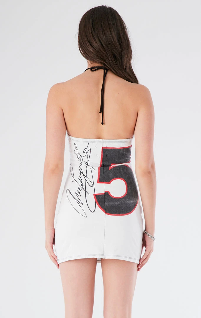 FURST OF A KIND VINTAGE DRESSES VINTAGE DOUBLE RING CUT OUT HALTER DRESS 5 FURST OF A KIND VINTAGE DRESSES VINTAGE DOUBLE RING CUT OUT HALTER DRESS