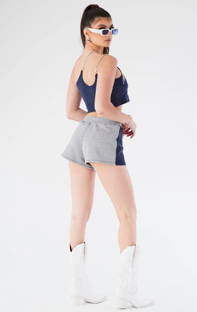 FURST OF A KIND VINTAGE ONE SHOULDER DOUBLE CHAIN SHORT SET VINTAGE CHAINS 5 FURST OF A KIND VINTAGE ONE SHOULDER DOUBLE CHAIN SHORT SET VINTAGE CHAINS