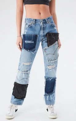 FURST OF A KIND VINTAGE MULTI PATCH DENIM JEAN FESTIVAL