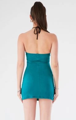 FURST OF A KIND VINTAGE DOUBLE RING CUT OUT HALTER DRESS VINTAGE DRESSES