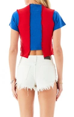 FURST OF A KIND VINTAGE SPLICED CROPPED TEE SALE