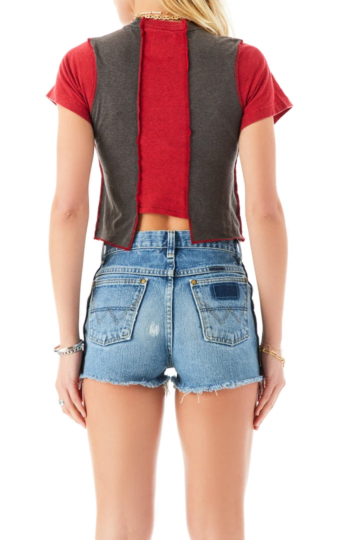 FURST OF A KIND SALE VINTAGE SPLICED CROPPED TEE 4 FURST OF A KIND SALE VINTAGE SPLICED CROPPED TEE