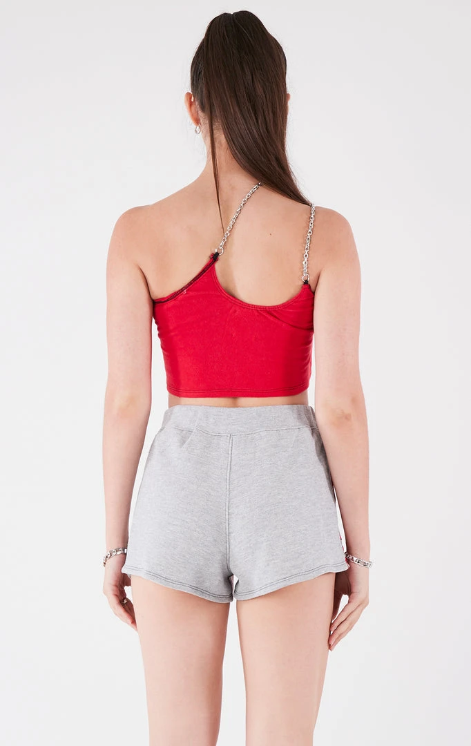 FURST OF A KIND VINTAGE ONE SHOULDER DOUBLE CHAIN SHORT SET 5 FURST OF A KIND VINTAGE ONE SHOULDER DOUBLE CHAIN SHORT SET