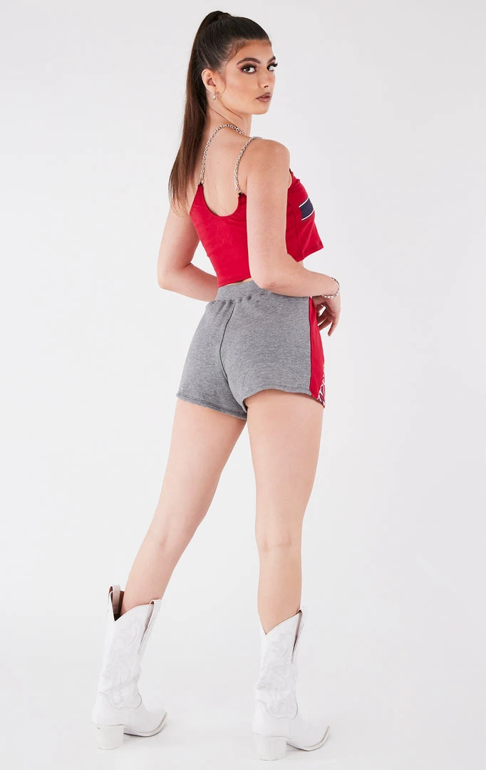 FURST OF A KIND VINTAGE CHAINS VINTAGE ONE SHOULDER DOUBLE CHAIN SHORT SET 5 FURST OF A KIND VINTAGE CHAINS VINTAGE ONE SHOULDER DOUBLE CHAIN SHORT SET