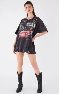 FURST OF A KIND VINTAGE MULTI DRAPED CHAIN TEE