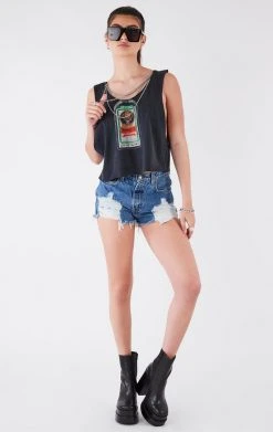 FURST OF A KIND VINTAGE CHAINS VINTAGE CHAIN OVERLAY CUTOUT BACK SLEEVELESS TEE 7 FURST OF A KIND VINTAGE CHAINS VINTAGE CHAIN OVERLAY CUTOUT BACK SLEEVELESS TEE