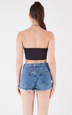 FURST OF A KIND FESTIVAL VINTAGE CUT OUT CHAIN HALTER TOP