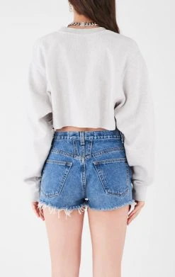 FURST OF A KIND VINTAGE COLLEGE VINTAGE ZIP CROPPED SWEATSHIRT 5 FURST OF A KIND VINTAGE COLLEGE VINTAGE ZIP CROPPED SWEATSHIRT