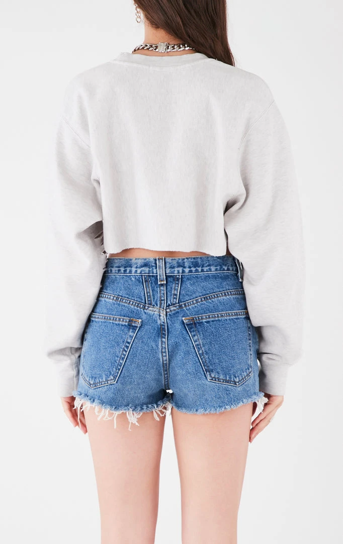 FURST OF A KIND VINTAGE COLLEGE VINTAGE ZIP CROPPED SWEATSHIRT 4 FURST OF A KIND VINTAGE COLLEGE VINTAGE ZIP CROPPED SWEATSHIRT