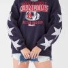 FURST OF A KIND VINTAGE SILVER STAR PATCH SWEATSHIRT VINTAGE STARS